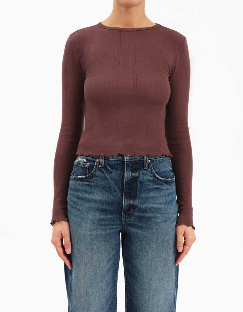 DAZE WAVERLY POINTELLE TEE