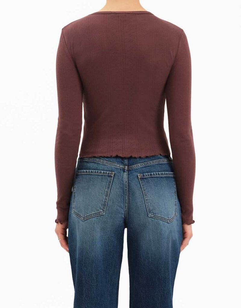 DAZE WAVERLY POINTELLE TEE