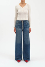 DAZE MADISON MID RISE WIDE LEG JEANS