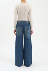 DAZE MADISON MID RISE WIDE LEG JEANS