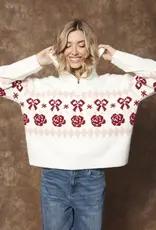 RD STYLE GIORGIA BOW PULLOVER