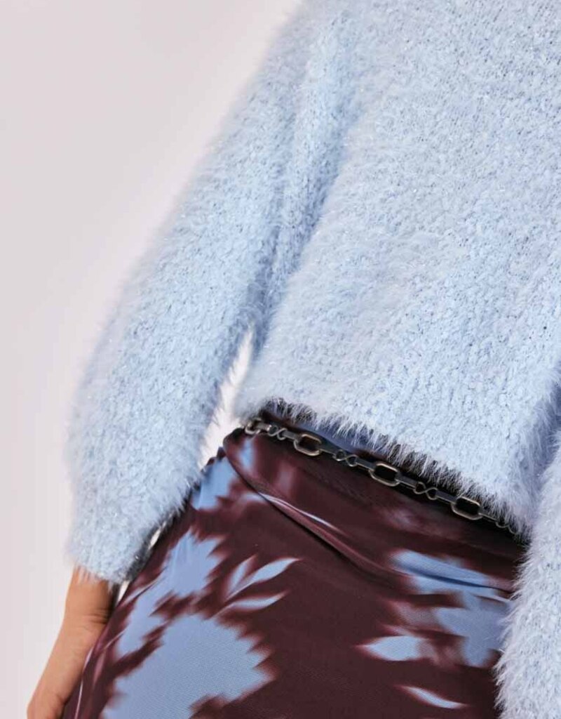 SADIE AND SAGE ELECTRIC PULSE FUZZY SWEATER