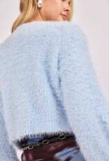 SADIE AND SAGE ELECTRIC PULSE FUZZY SWEATER