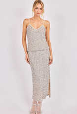 SADIE AND SAGE LUSTER SEQUIN MAXI SKIRT