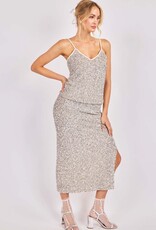 SADIE AND SAGE LUSTER SEQUIN MAXI SKIRT