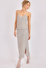 SADIE AND SAGE LUSTER SEQUIN MAXI SKIRT