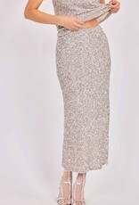 SADIE AND SAGE LUSTER SEQUIN MAXI SKIRT