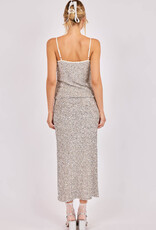 SADIE AND SAGE LUSTER SEQUIN MAXI SKIRT