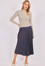 SADIE AND SAGE FULL OF CHARM PLEATED SKIRT