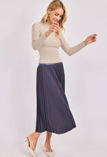 SADIE AND SAGE FULL OF CHARM PLEATED SKIRT