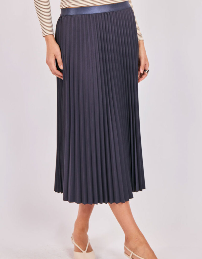 SADIE AND SAGE FULL OF CHARM PLEATED SKIRT