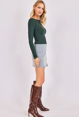 SADIE AND SAGE RONAN BOAT NECK TOP