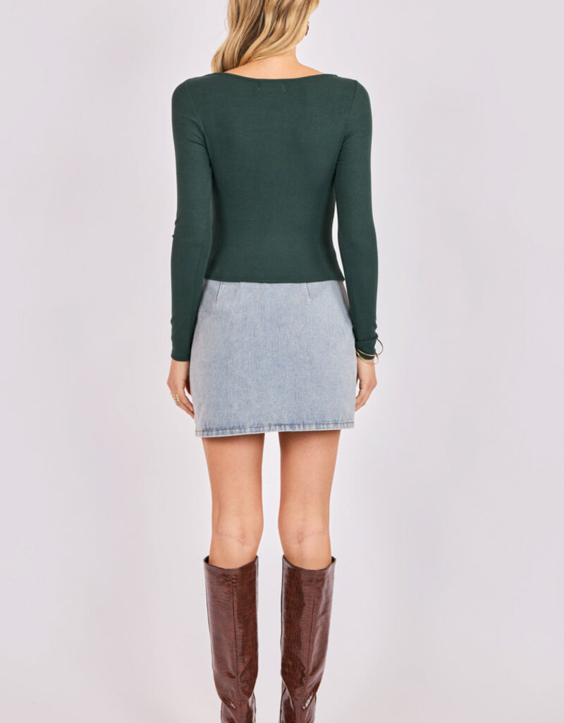 SADIE AND SAGE RONAN BOAT NECK TOP