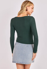 SADIE AND SAGE RONAN BOAT NECK TOP