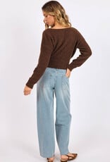 SAGE THE LABEL INDIRA BOAT NECK SWEATER