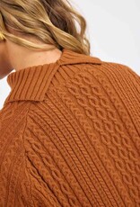 SAGE THE LABEL FABLE CABLE KNIT TURTLENECK