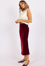 SAGE THE LABEL TWILIGHT VELVET MIDI SKIRT