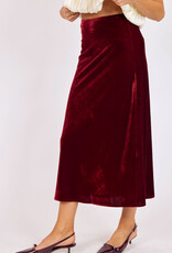 SAGE THE LABEL TWILIGHT VELVET MIDI SKIRT
