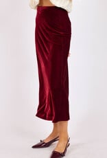 SAGE THE LABEL TWILIGHT VELVET MIDI SKIRT
