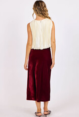 SAGE THE LABEL TWILIGHT VELVET MIDI SKIRT