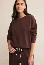 ZSUPPLY COTTON BOYFRIEND SWEATSHIRT