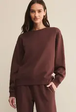 ZSUPPLY COTTON BOYFRIEND SWEATSHIRT