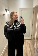 RD STYLE LEOCADIA LONG RAGLAN SLEEVE MOCK NECK CARDIGAN