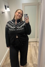 RD STYLE LEOCADIA LONG RAGLAN SLEEVE MOCK NECK CARDIGAN