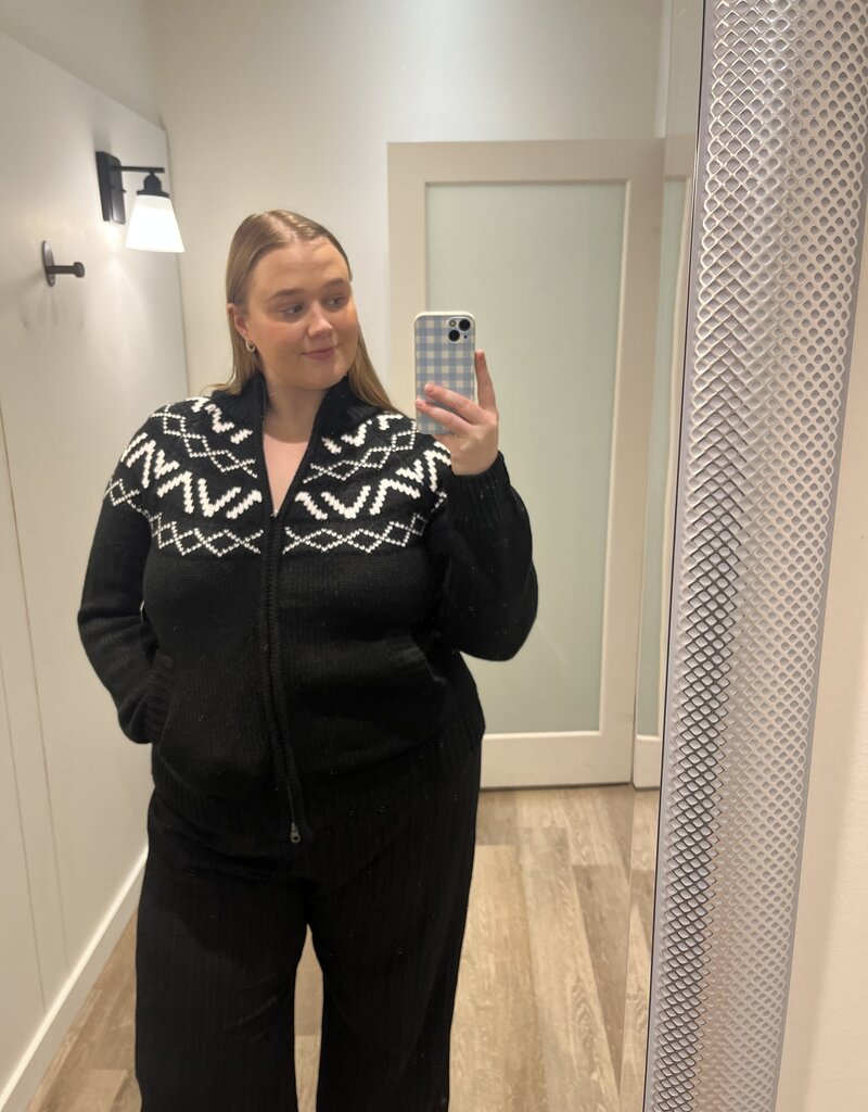 RD STYLE LEOCADIA LONG RAGLAN SLEEVE MOCK NECK CARDIGAN