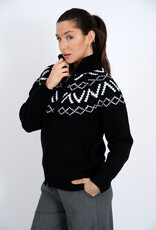 RD STYLE LEOCADIA LONG RAGLAN SLEEVE MOCK NECK CARDIGAN