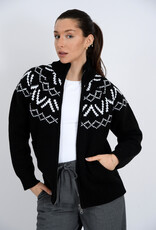 RD STYLE LEOCADIA LONG RAGLAN SLEEVE MOCK NECK CARDIGAN
