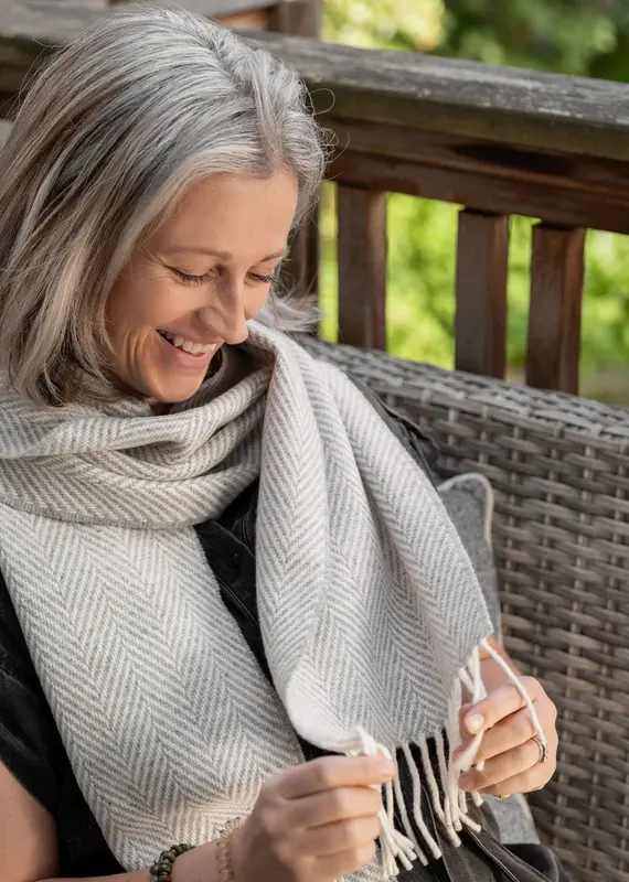 UNIFIED HERITAGE CASHMERE BLEND SCARF