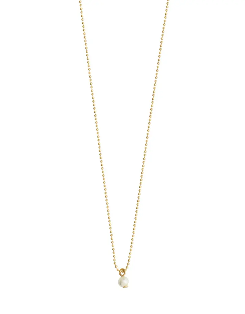 PILGRIM BAKER PEARL PENDANT NECKLACE