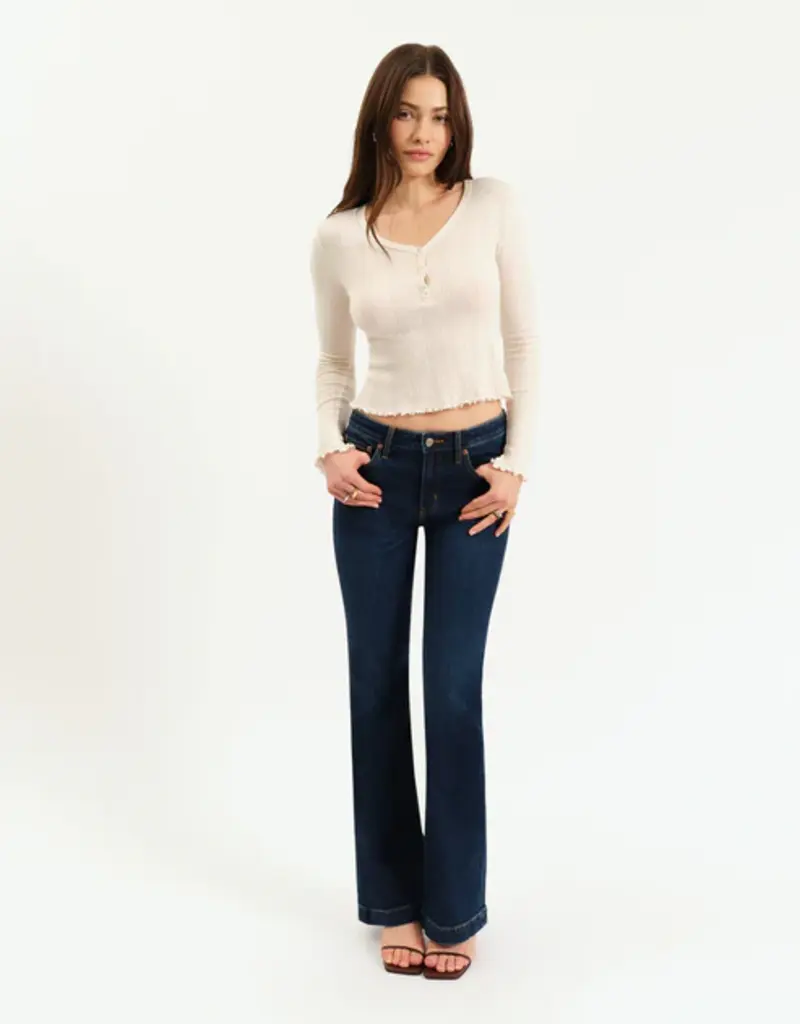 DAZE HEARTBREAKER MID RISE + FLARE JEAN