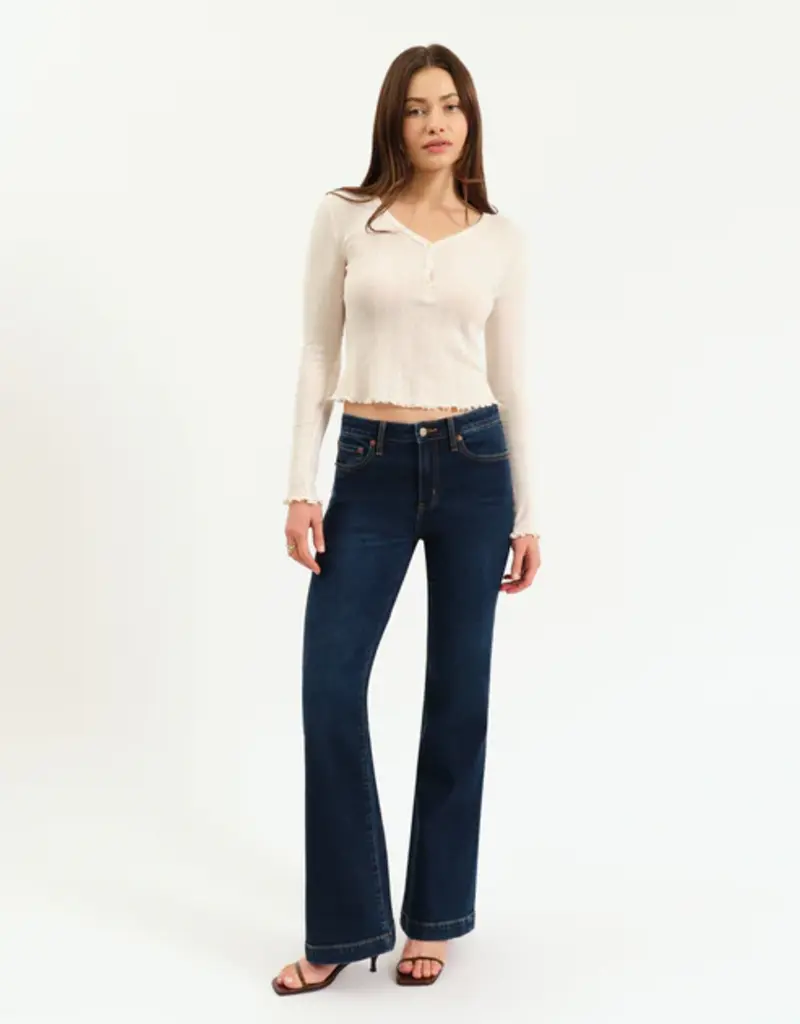 DAZE HEARTBREAKER MID RISE + FLARE JEAN