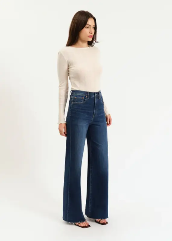 DAZE FAR OUT HIGH + WIDE LEG JEANS