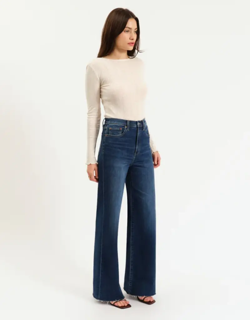 DAZE FAR OUT HIGH + WIDE LEG JEANS