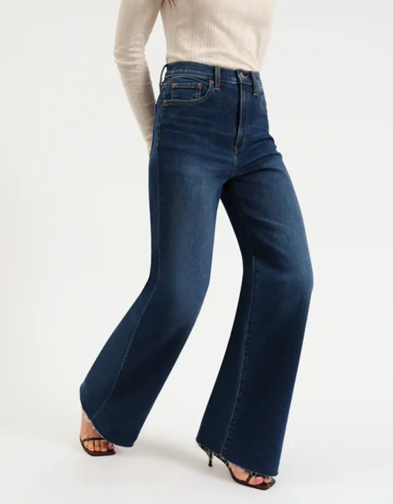 DAZE FAR OUT HIGH + WIDE LEG JEANS