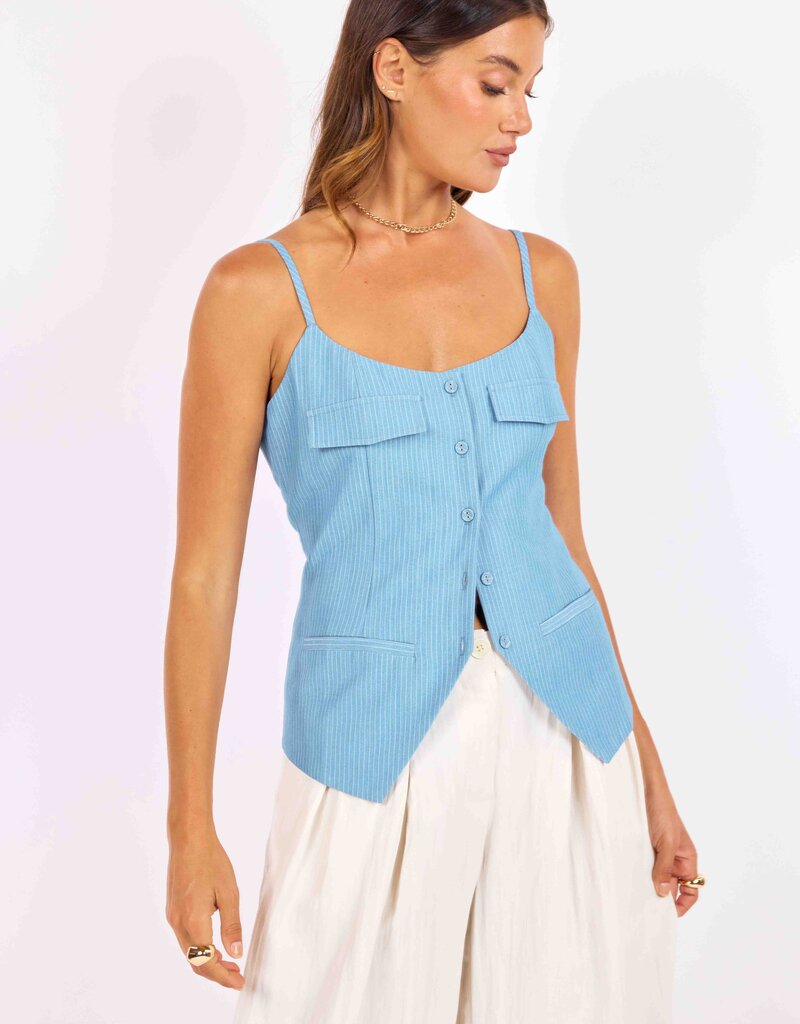 SAGE THE LABEL BOSSED UP VEST