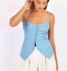 SAGE THE LABEL BOSSED UP VEST