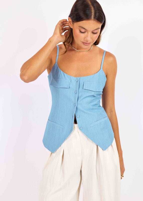 SAGE THE LABEL BOSSED UP VEST