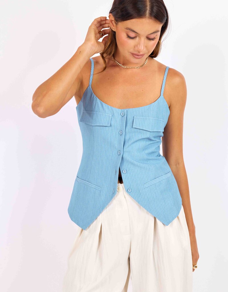 SAGE THE LABEL BOSSED UP VEST