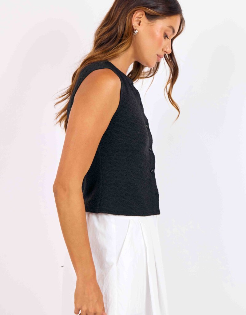 SAGE THE LABEL PURPOSE BUTTON TANK