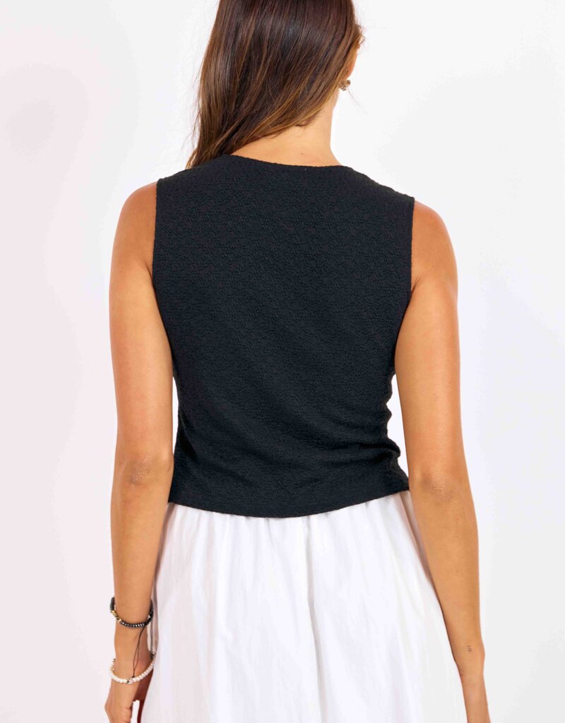 SAGE THE LABEL PURPOSE BUTTON TANK