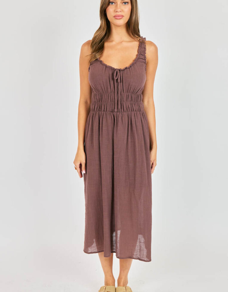 SADIE AND SAGE SO CAL MIDI DRESS