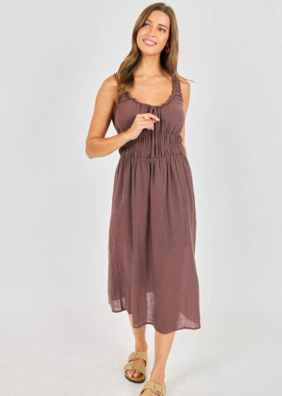 SADIE AND SAGE SO CAL MIDI DRESS