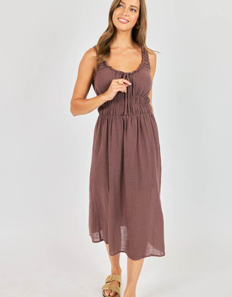 SADIE AND SAGE SO CAL MIDI DRESS