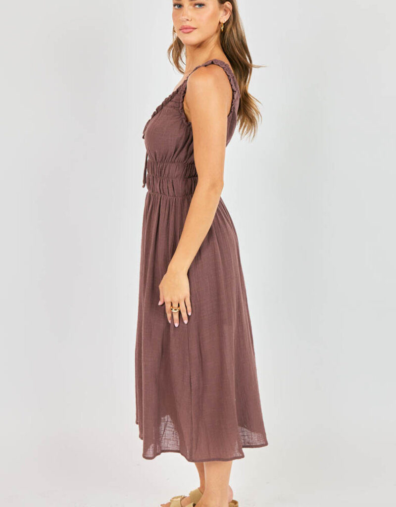 SADIE AND SAGE SO CAL MIDI DRESS