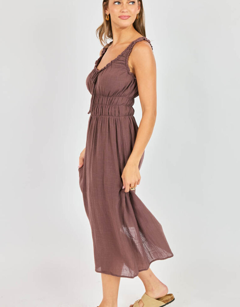 SADIE AND SAGE SO CAL MIDI DRESS
