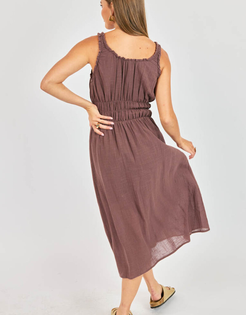 SADIE AND SAGE SO CAL MIDI DRESS